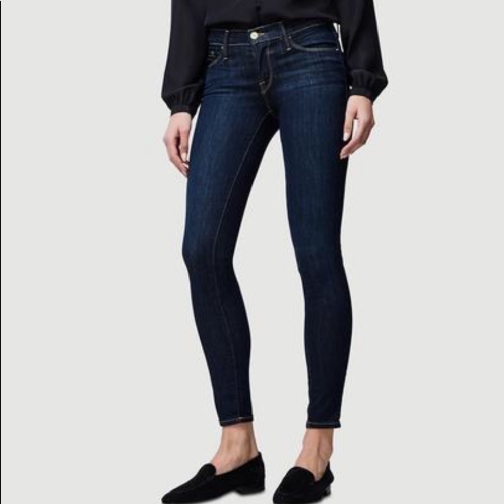 Frame Le Skinny Queens Way Jeans Dark Wash 26